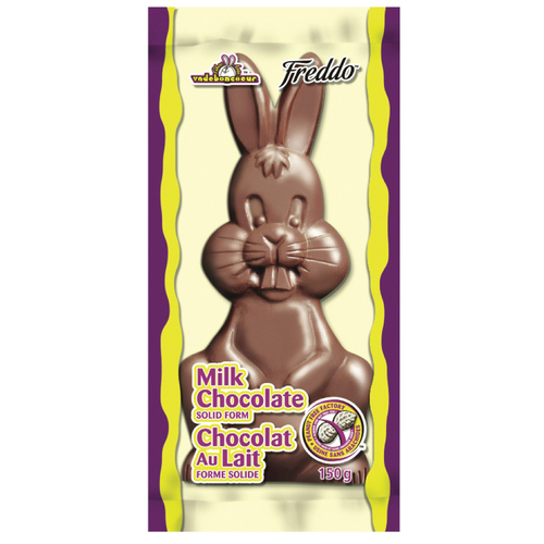 Vadeboncoeur Chocolat au lait forme lapin solide 150 g