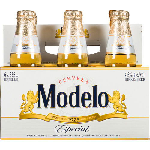 Modelo Especial Bière blonde en bouteille - 4.5% alcool 6 x 355 ml