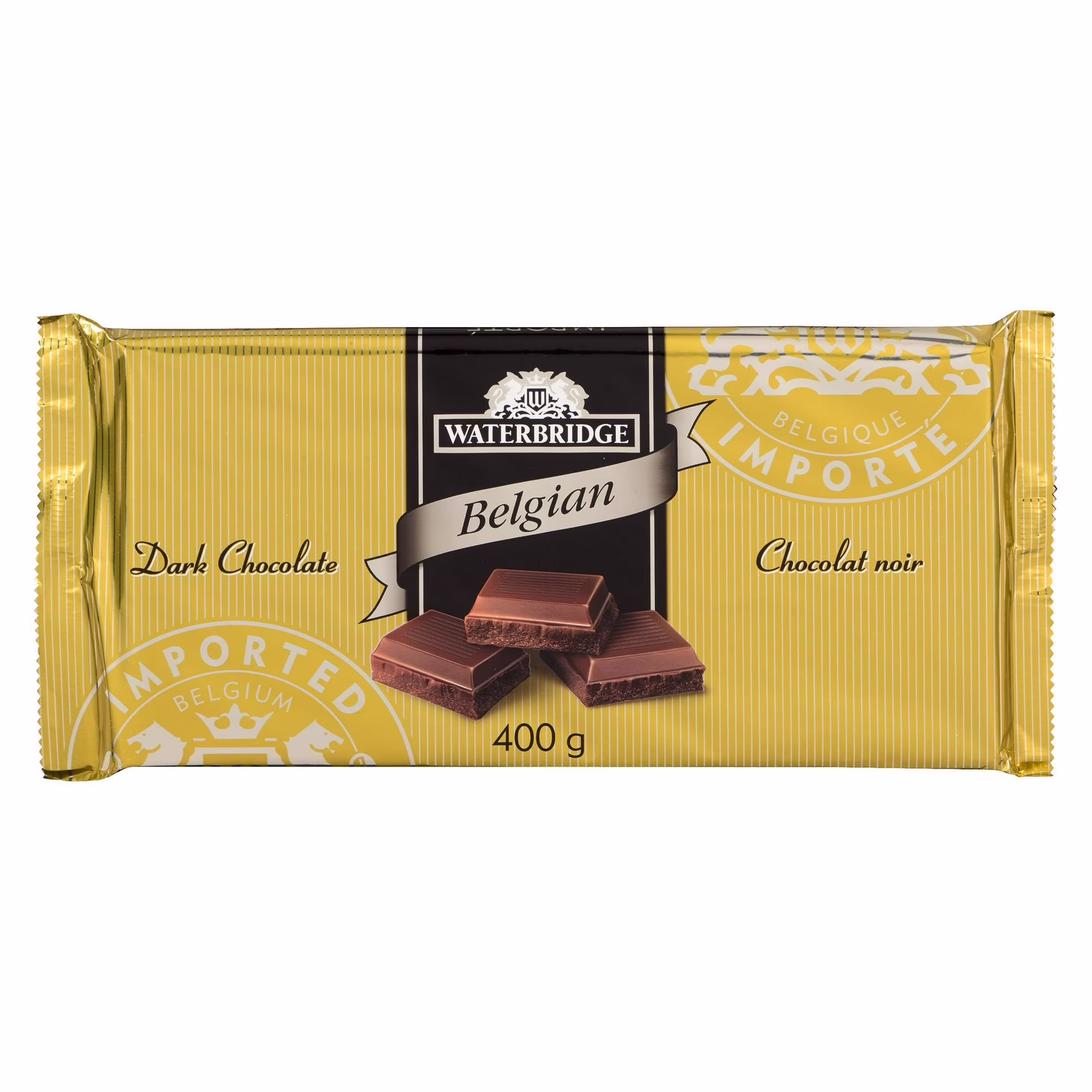 Waterbridge barre gold chocolat noir.