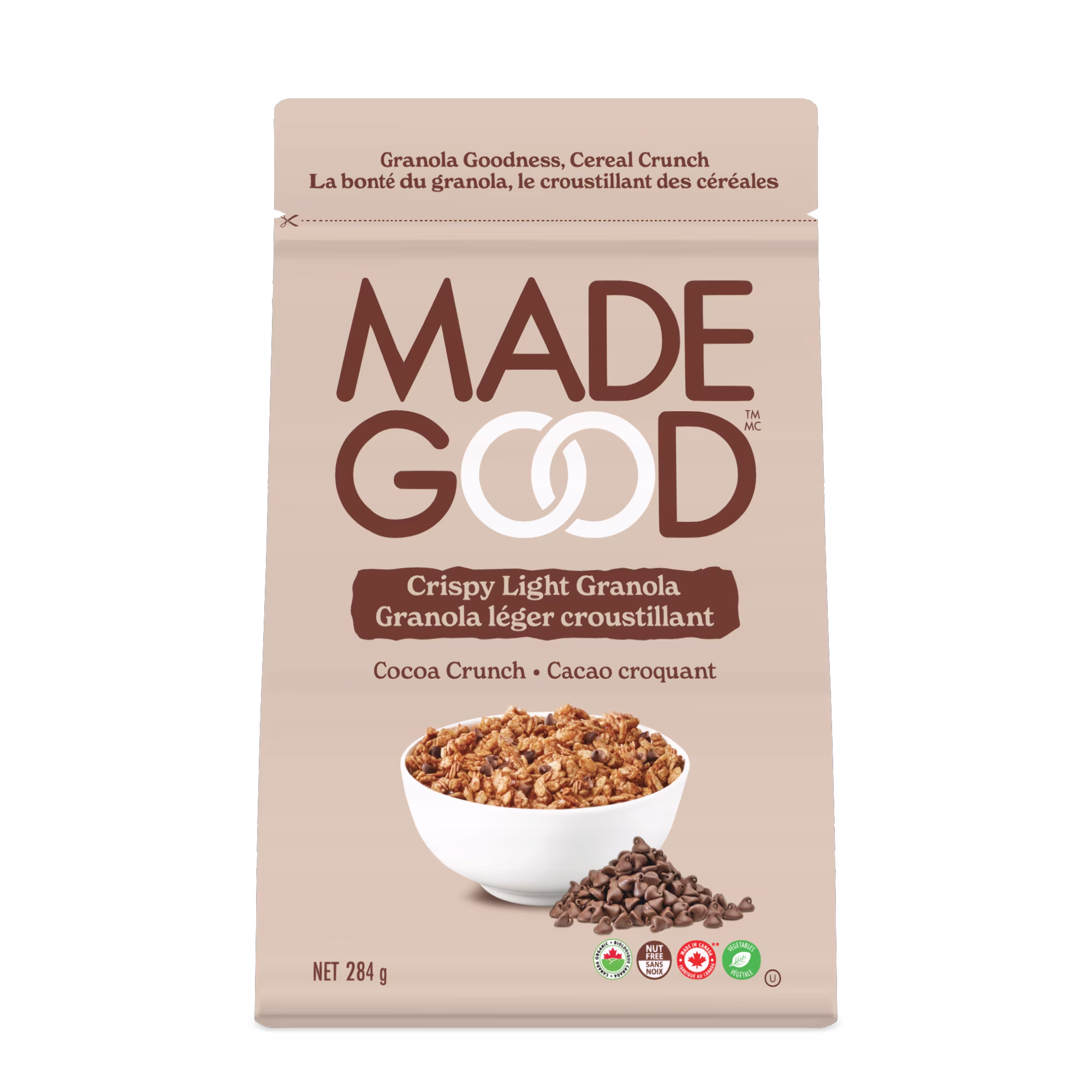 Granola léger croustillant Cacao croquant