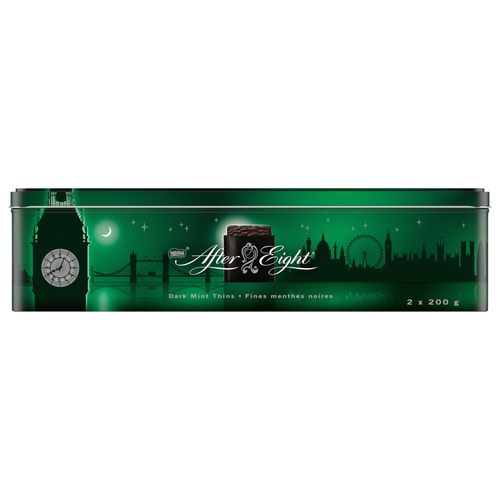Chocolats noirs à la menthe