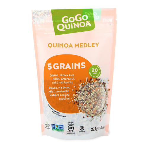 GoGo Quinoa Quinoa mélange de 5 grains sans gluten 375 g