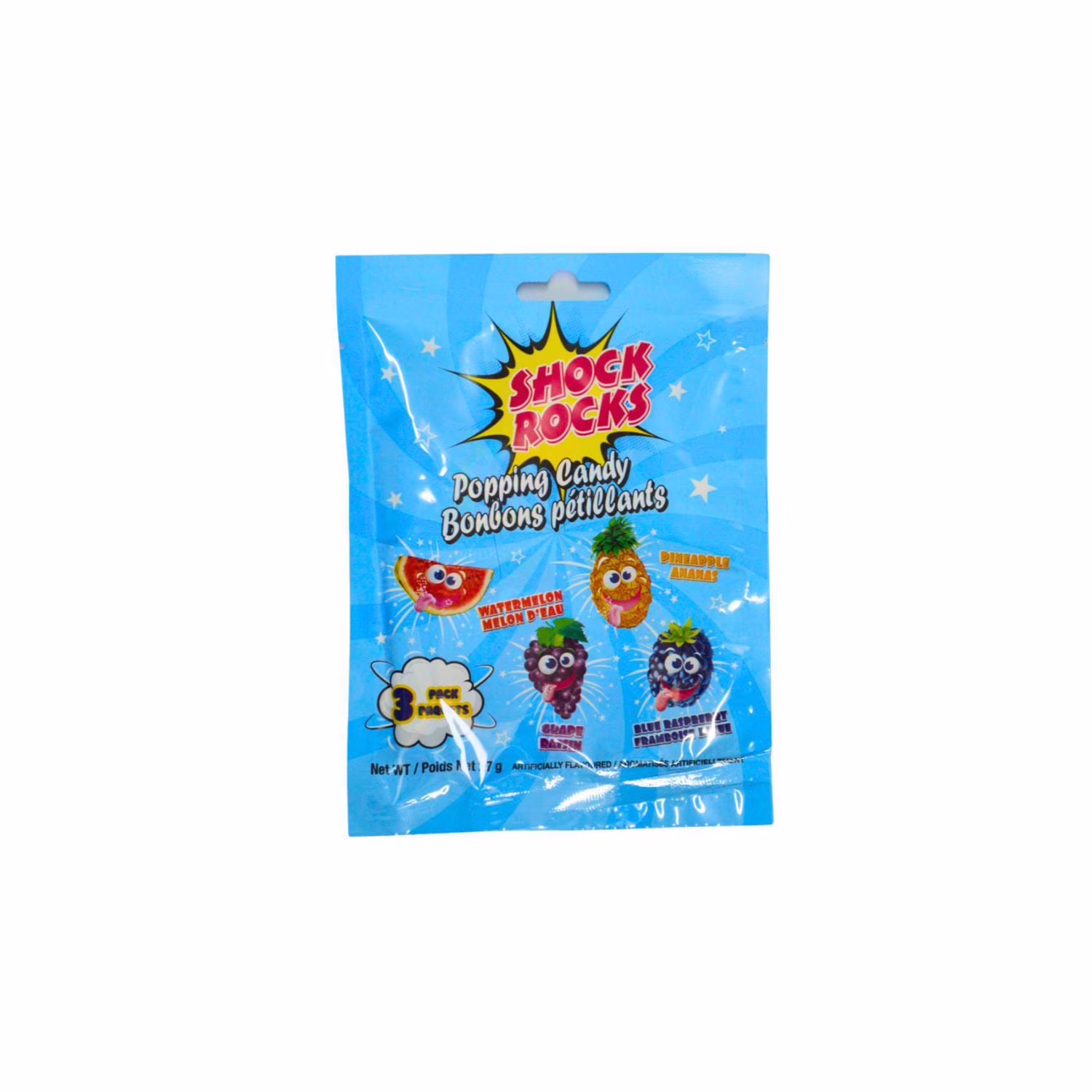 Paquet de 3 roches chocs tropical