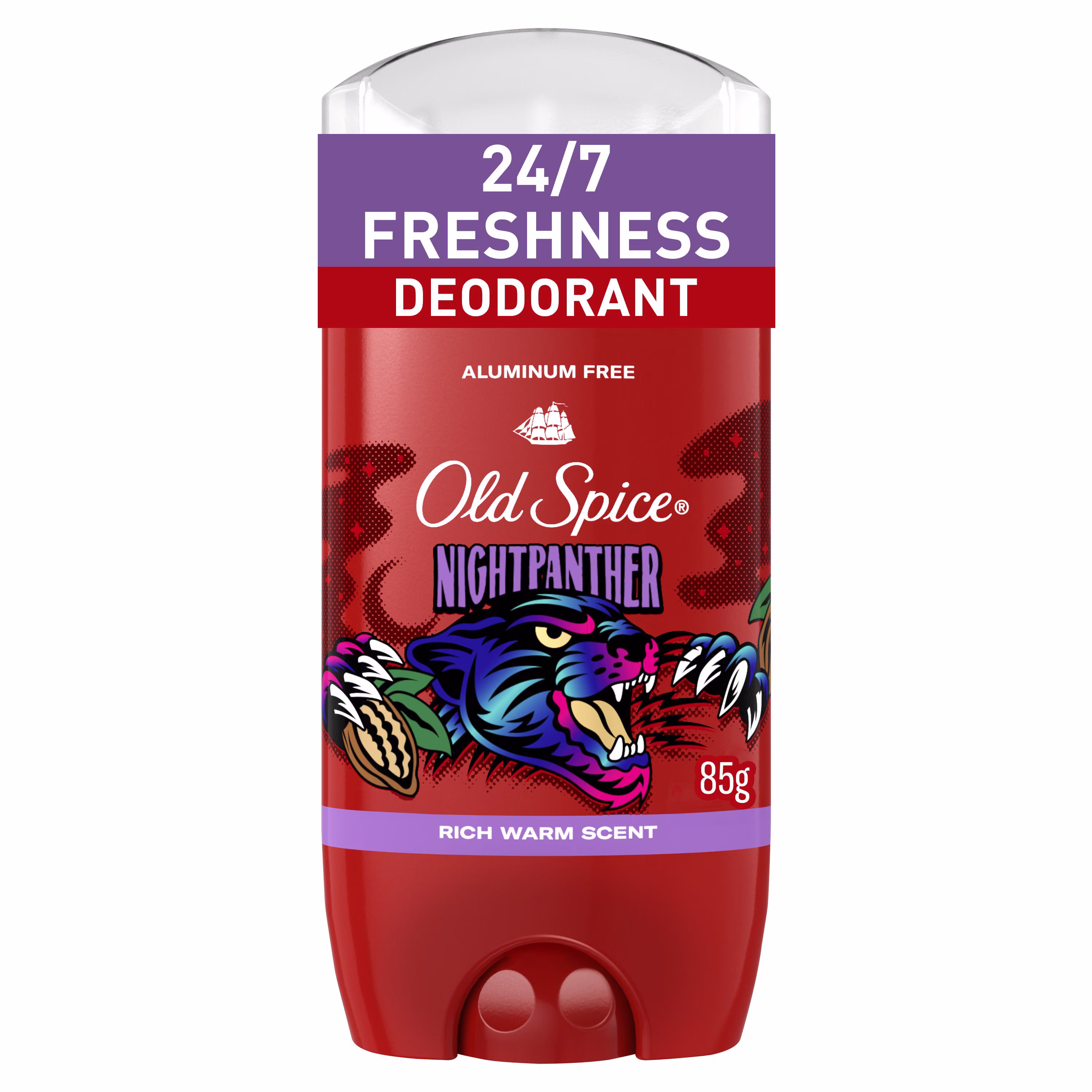 Désodorisant sans aluminium old spice pour hommes. protection 48h