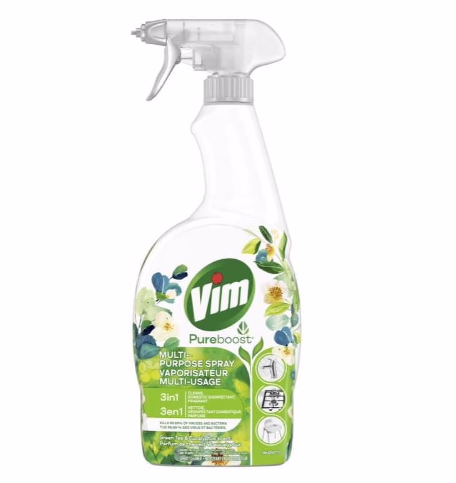 Vaporisateur multi usage au parfum de thé vert et eucalyptus