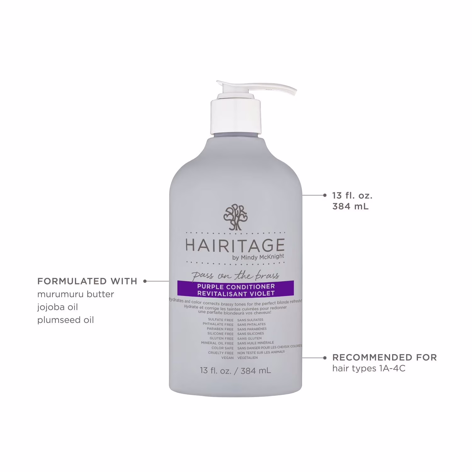 Pass on the brass - après-shampooing violet