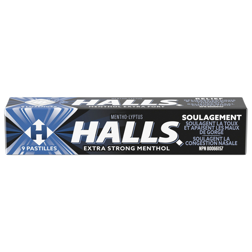 Pastilles au menthol extra fort