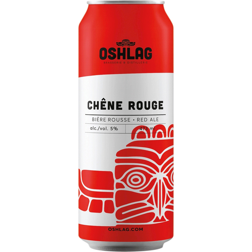 Oshlag Bière Chêne Rouge en canette - 5% alcool 473 ml