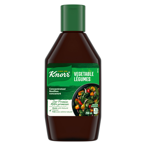 Knorr Bouillon concentré légumes pour une saveur riche avec une simple goutte 250 ml