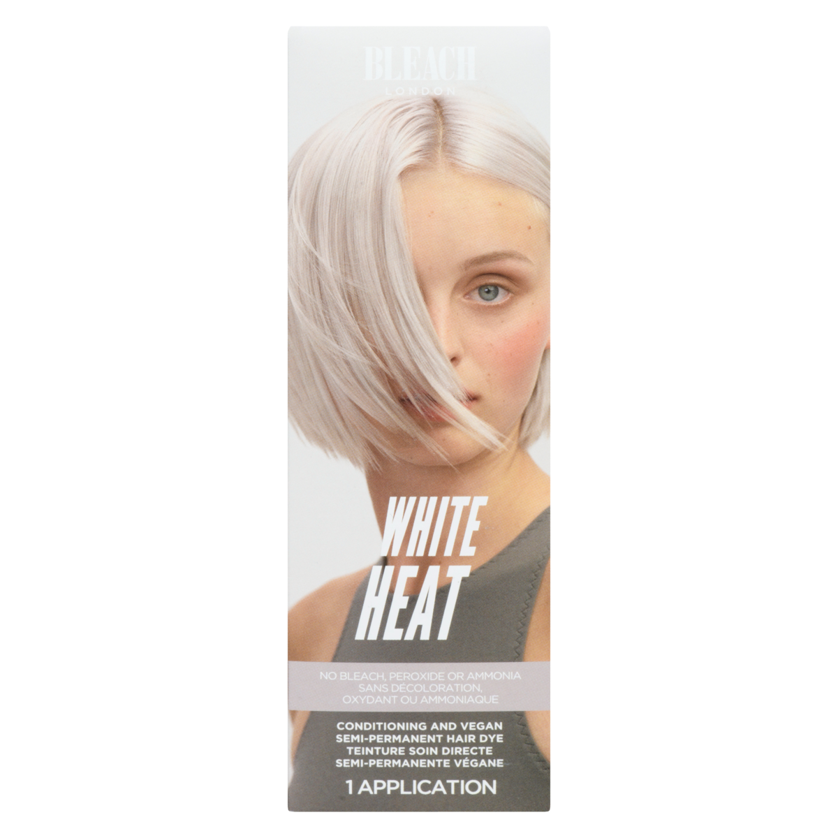 Teinture soin directe semi-permanente végane white heat