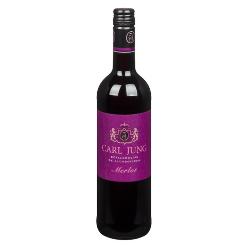 Carl Jung Vin rouge Merlot sans alcool 750 ml (bouteille)