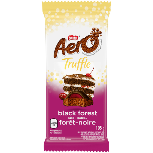 Tablette de chocolat au Gâteau Forêt-Noire