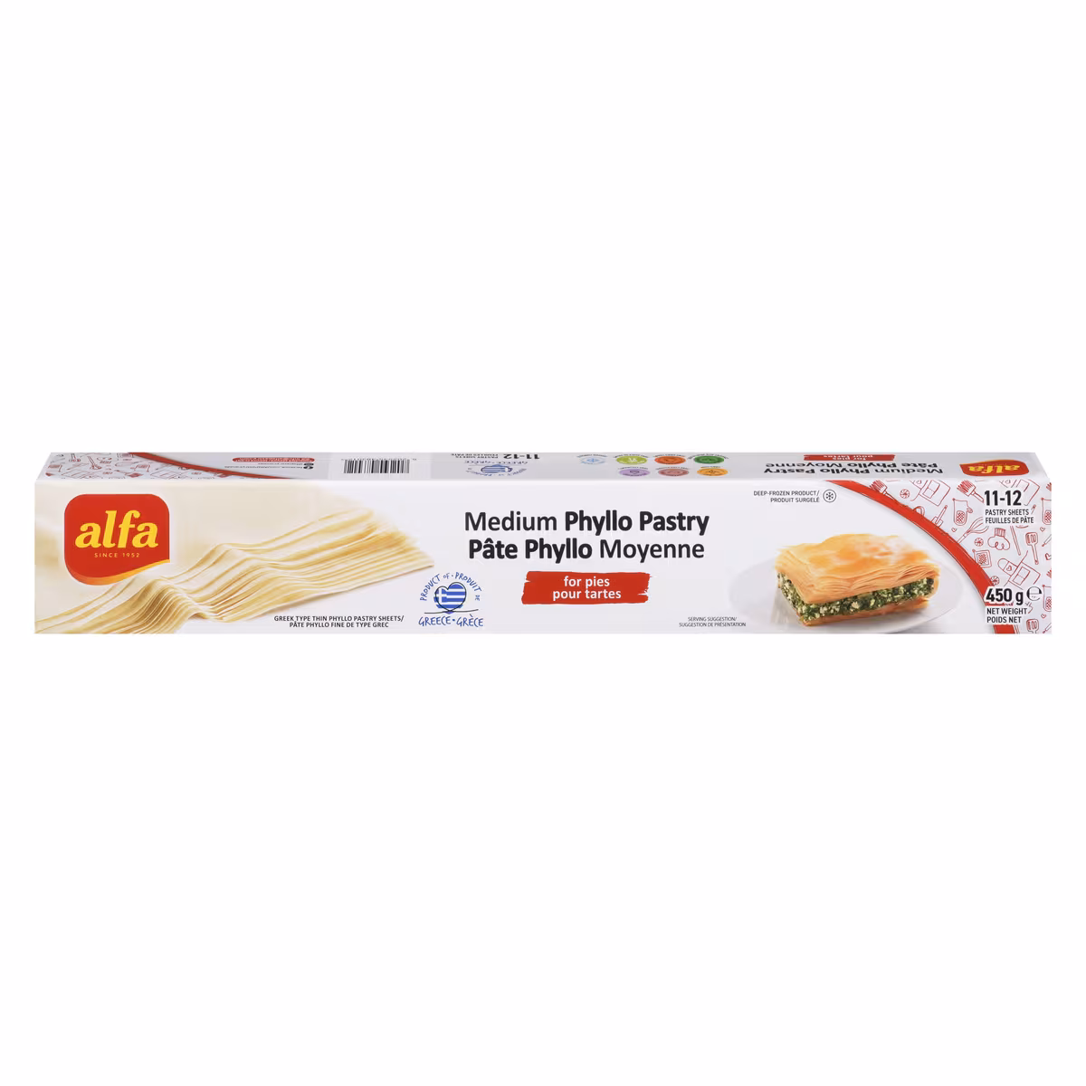 Pâte phyllo moyenne