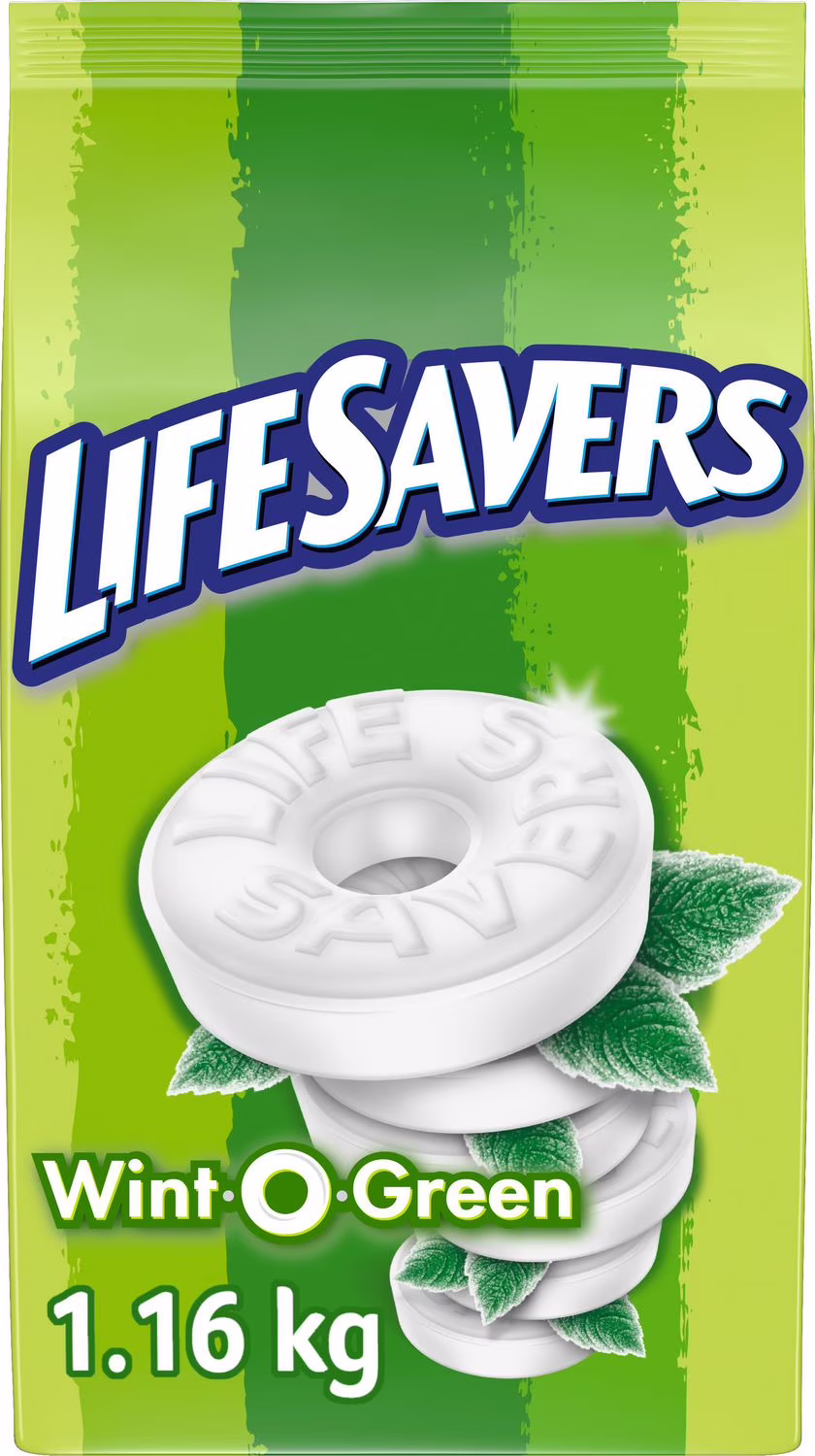 Lifesavers wint-o-vert mints. 1.16 kg 1.16 kg
