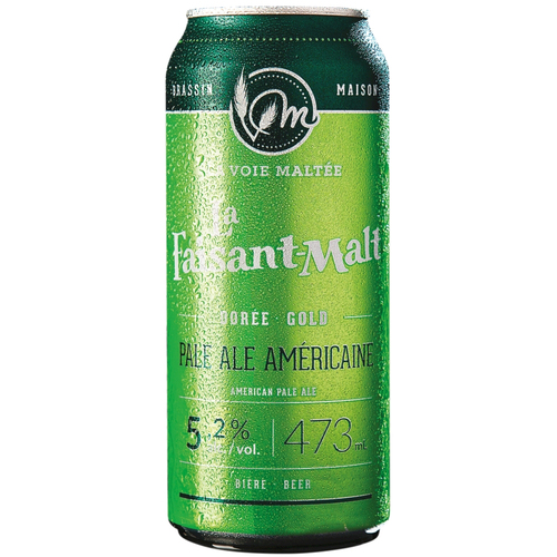 La Voie Maltée Bière La Faisant-Malt en canette - 5.2% alcool 473 ml