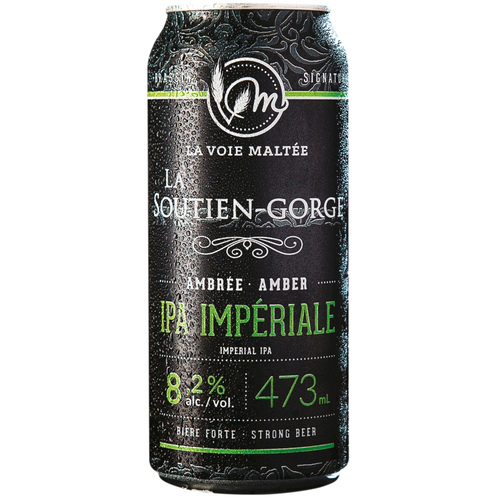 La Voie Maltée Bière La Soutien-Gorge en canette - 8.2% alcool 473 ml