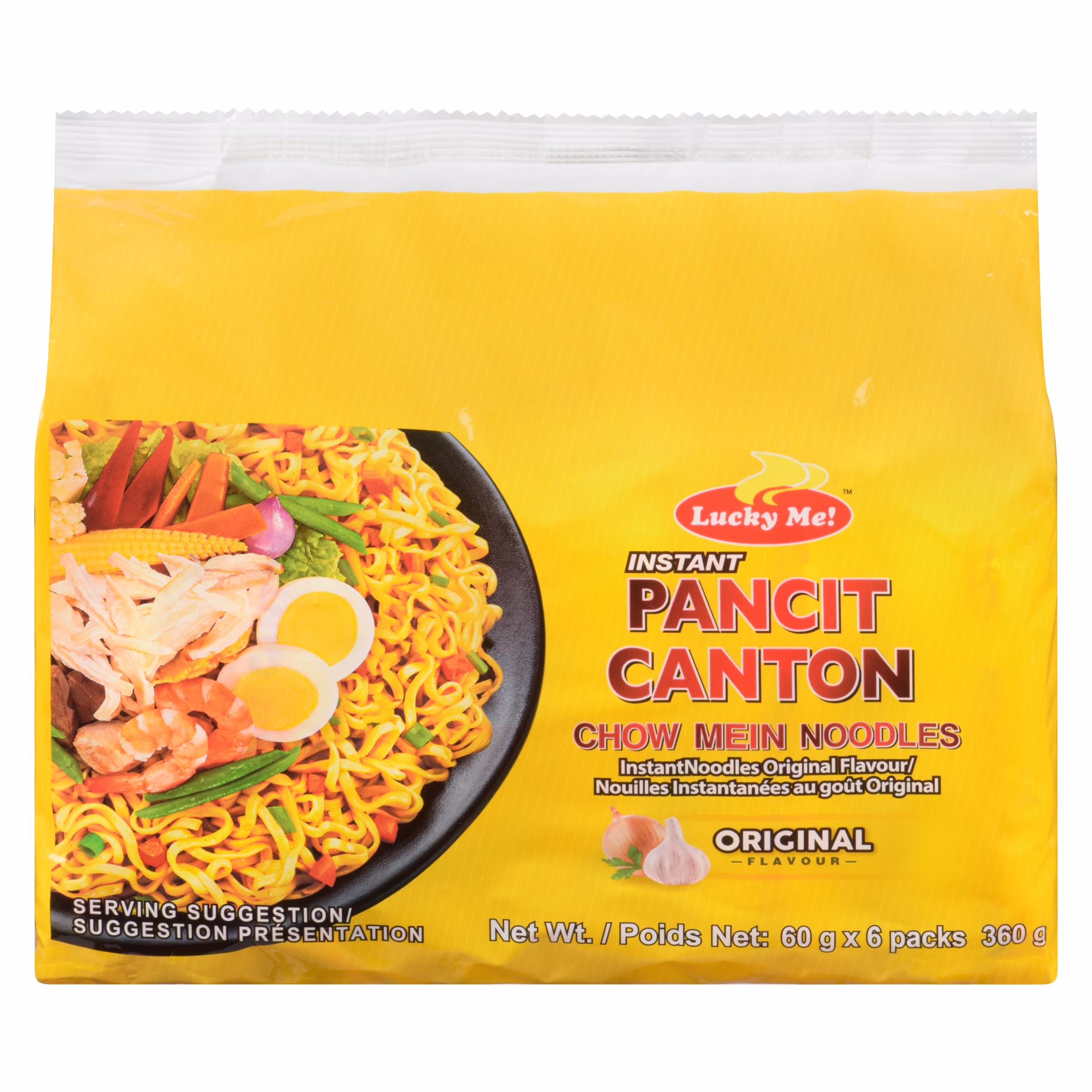 Lucky me! nouilles instantanées pancit canton saveur saveur originale