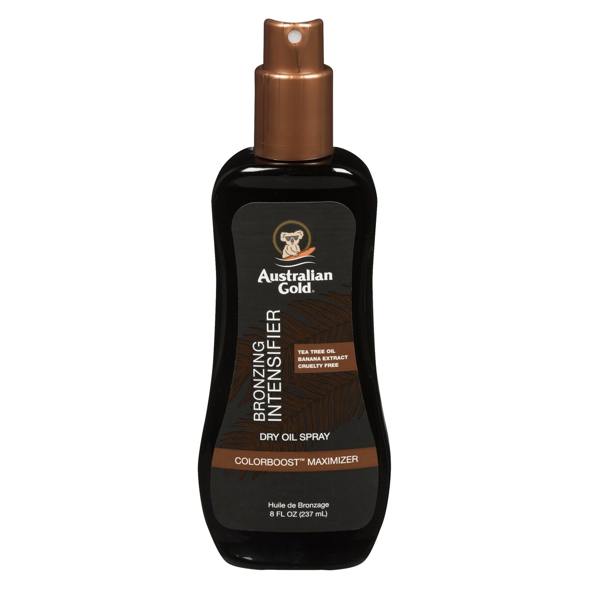 Huile de bronzage sèche Australian Gold Intensifier en vaporisateur
