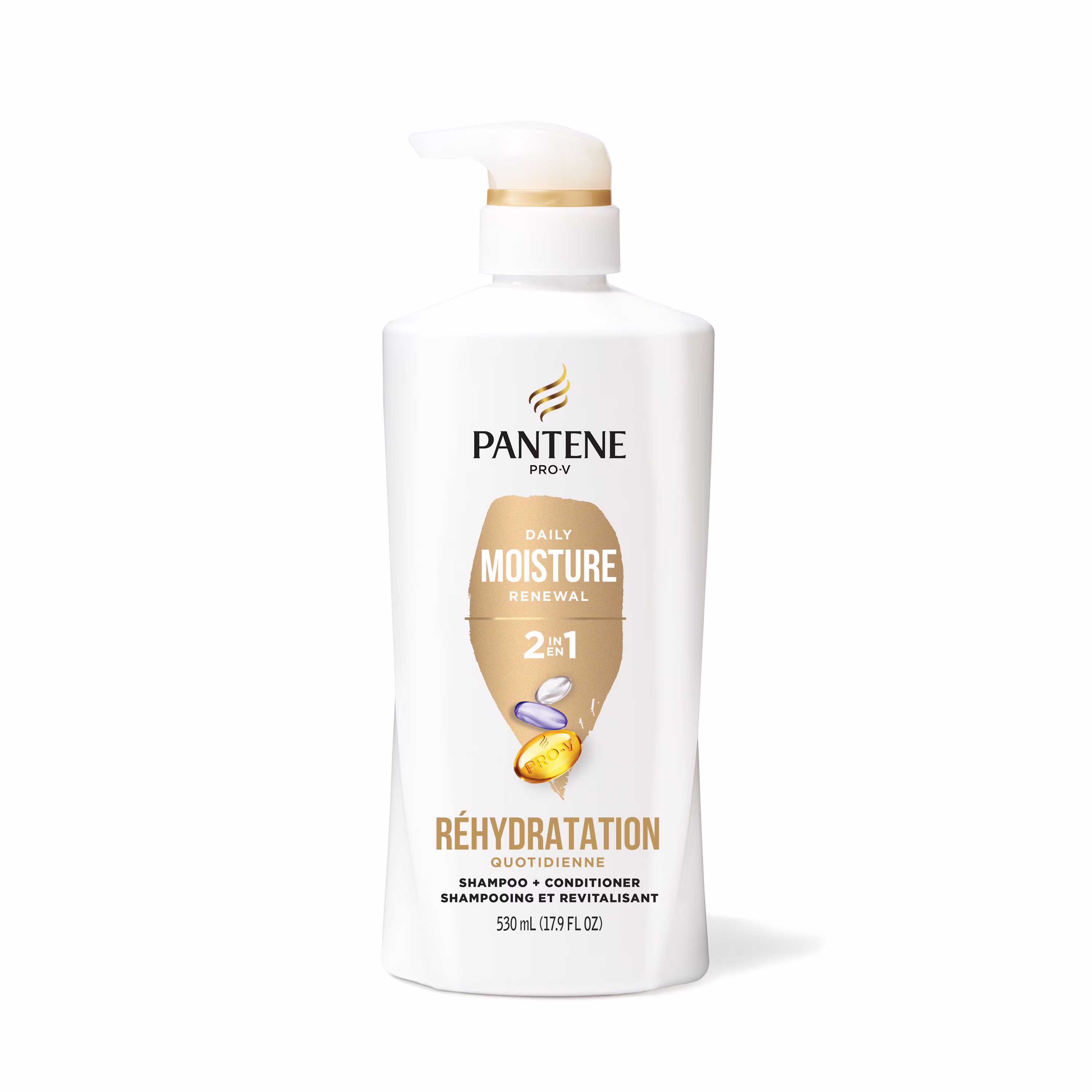 Shampooing et revitalisant 2 en 1 pantene réhydratation quotidienne