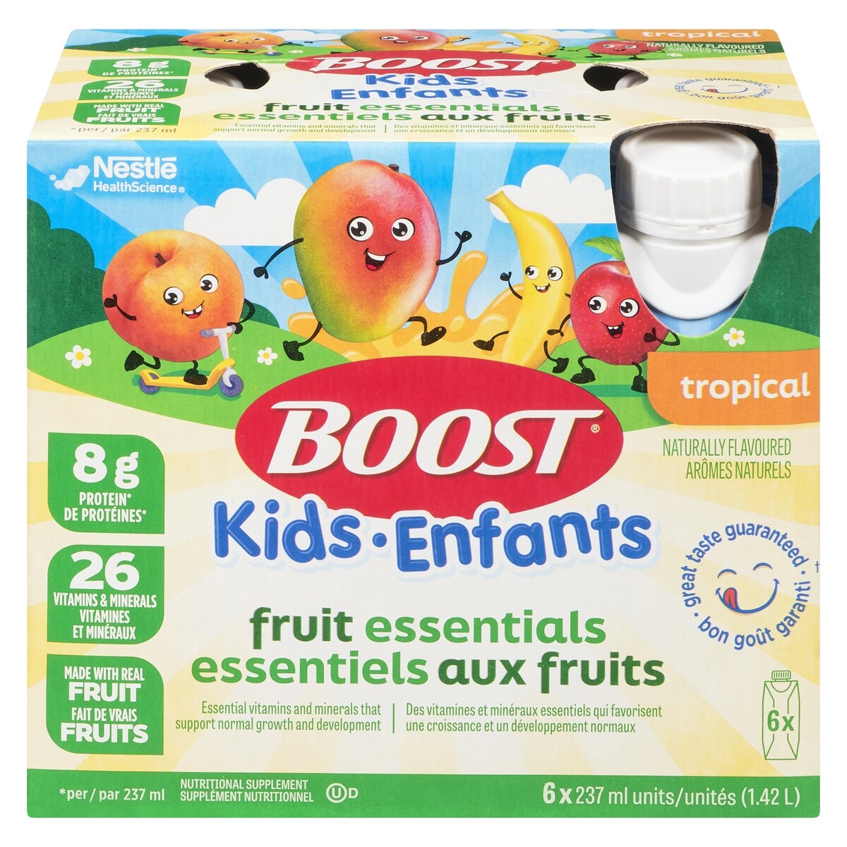 BOOST pour enfants Essentiels Fruits tropicaux