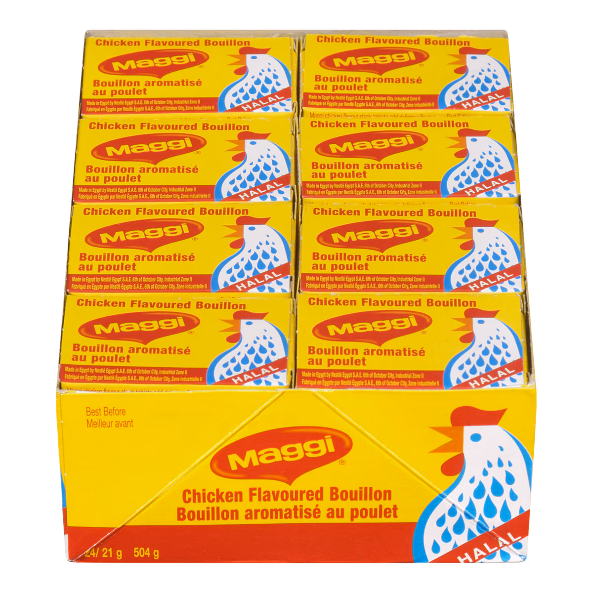 Cubes de bouillon de poulet