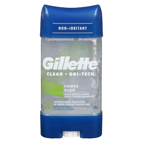 Gillette Power Rush Antisudorifique anti-tache blanche 108 g