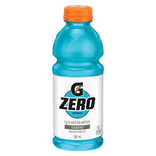 Gatorade Boissons gazeuses zero glacier freeze 591 ml