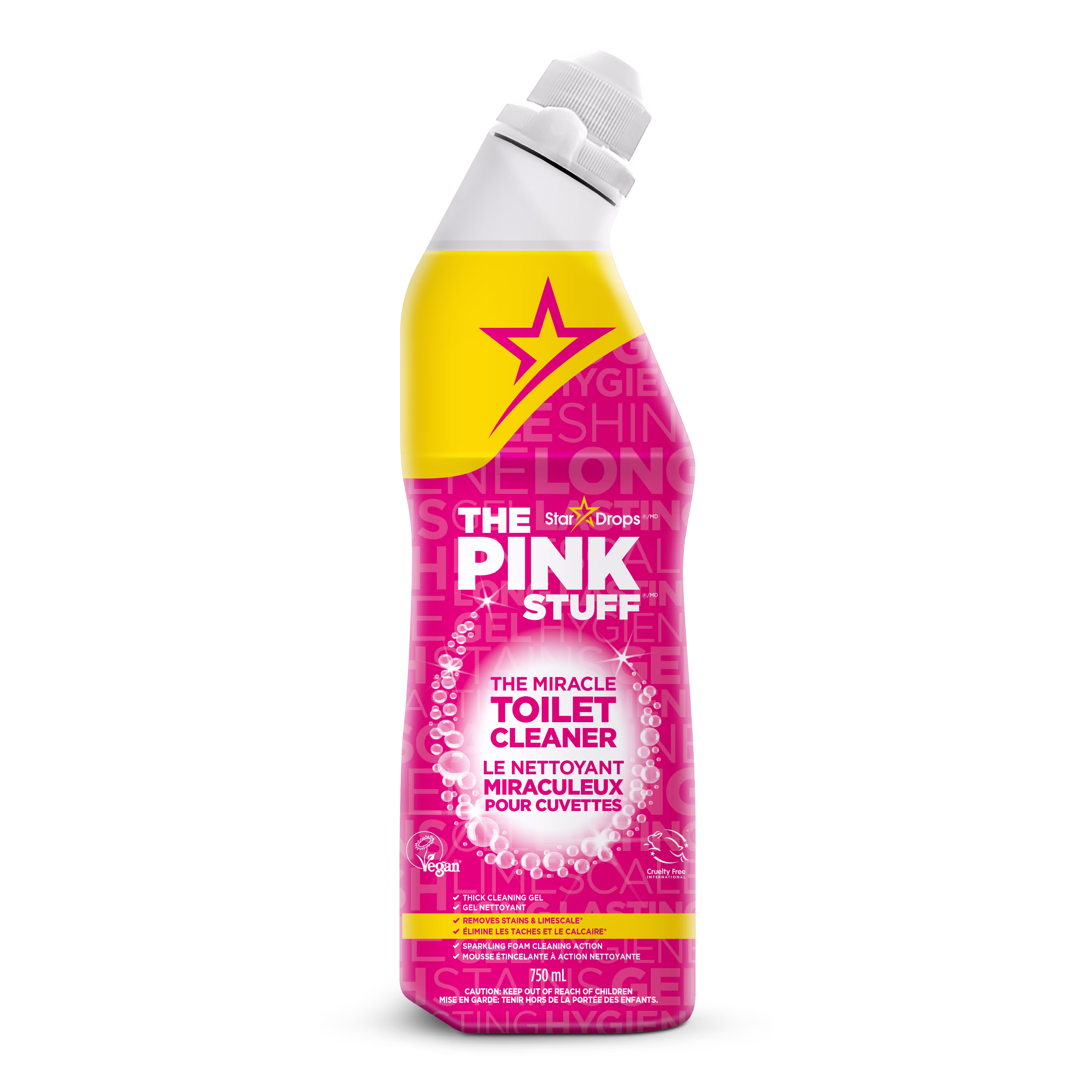 Stardrops the pink stuff miracle gel nettoyant pour toilettes