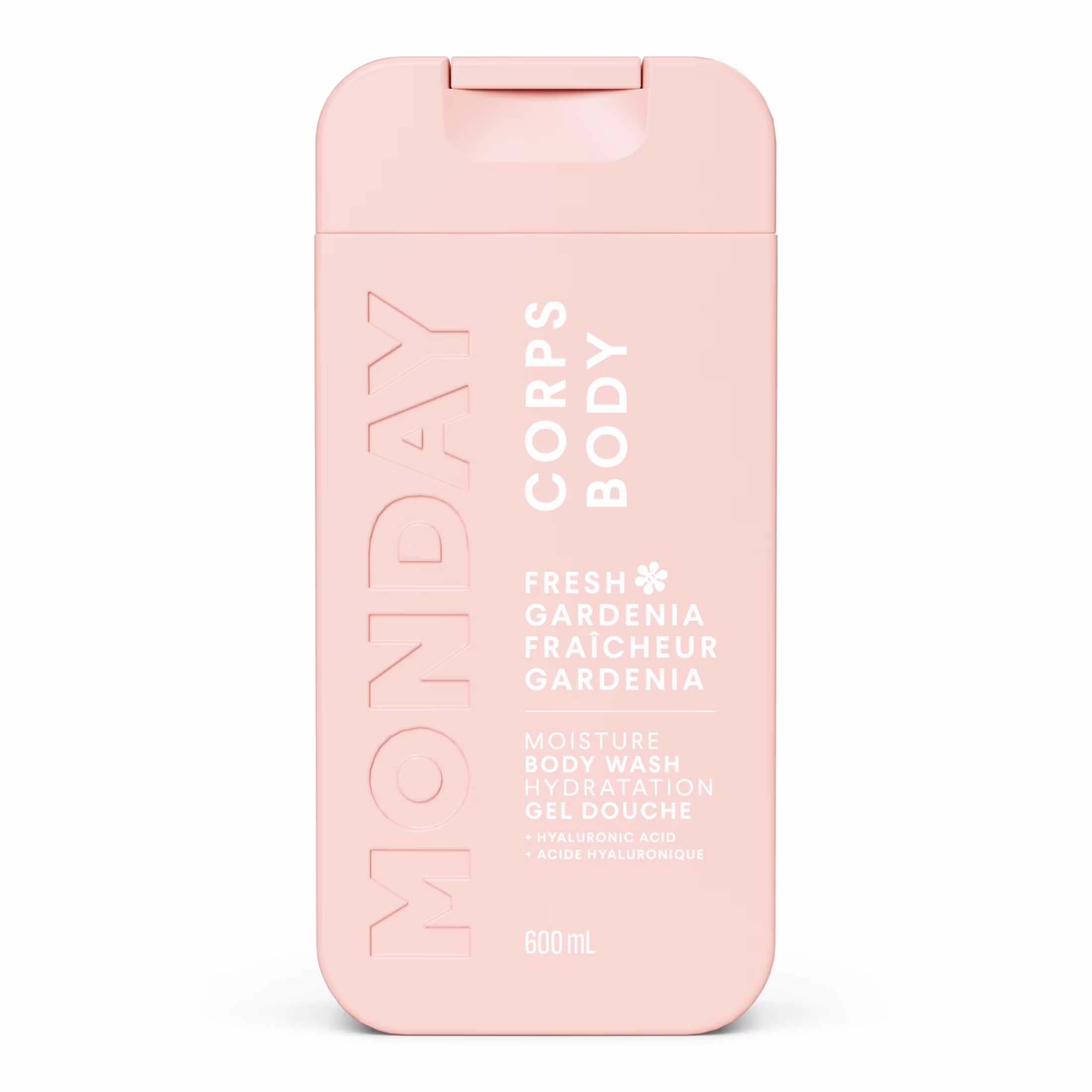 Gel douche fouetté hydratation au parfum de gardénia frais avec acide hyaluronique pour tous les types de peau gel douche
