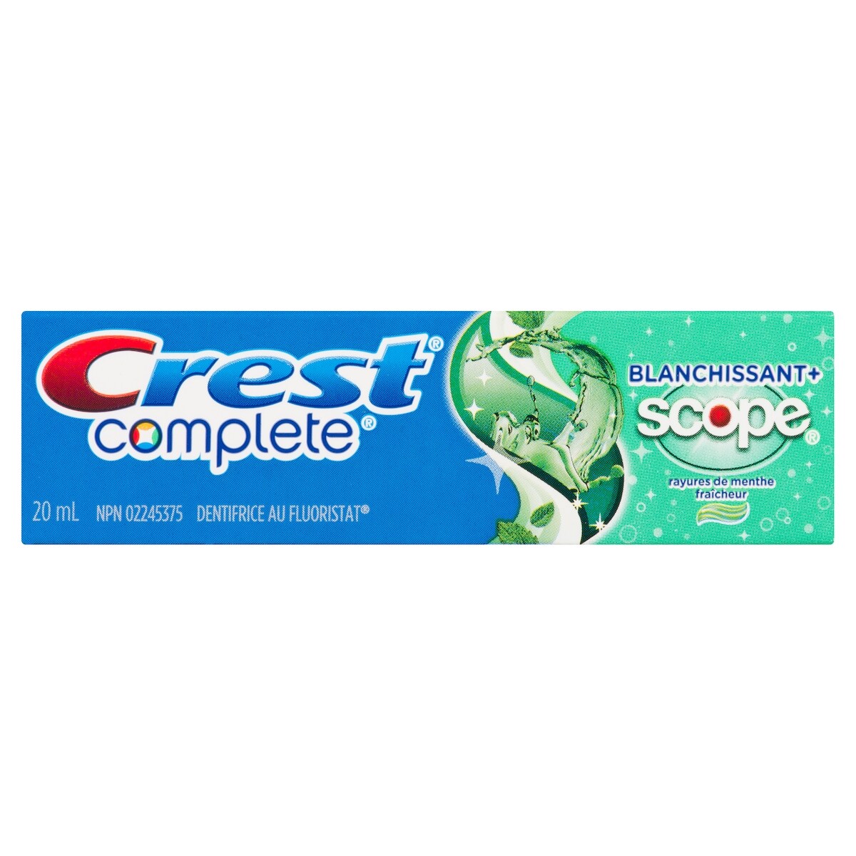 Dentifrice blanchissant Complete+ Scope, Menthe fraîcheur