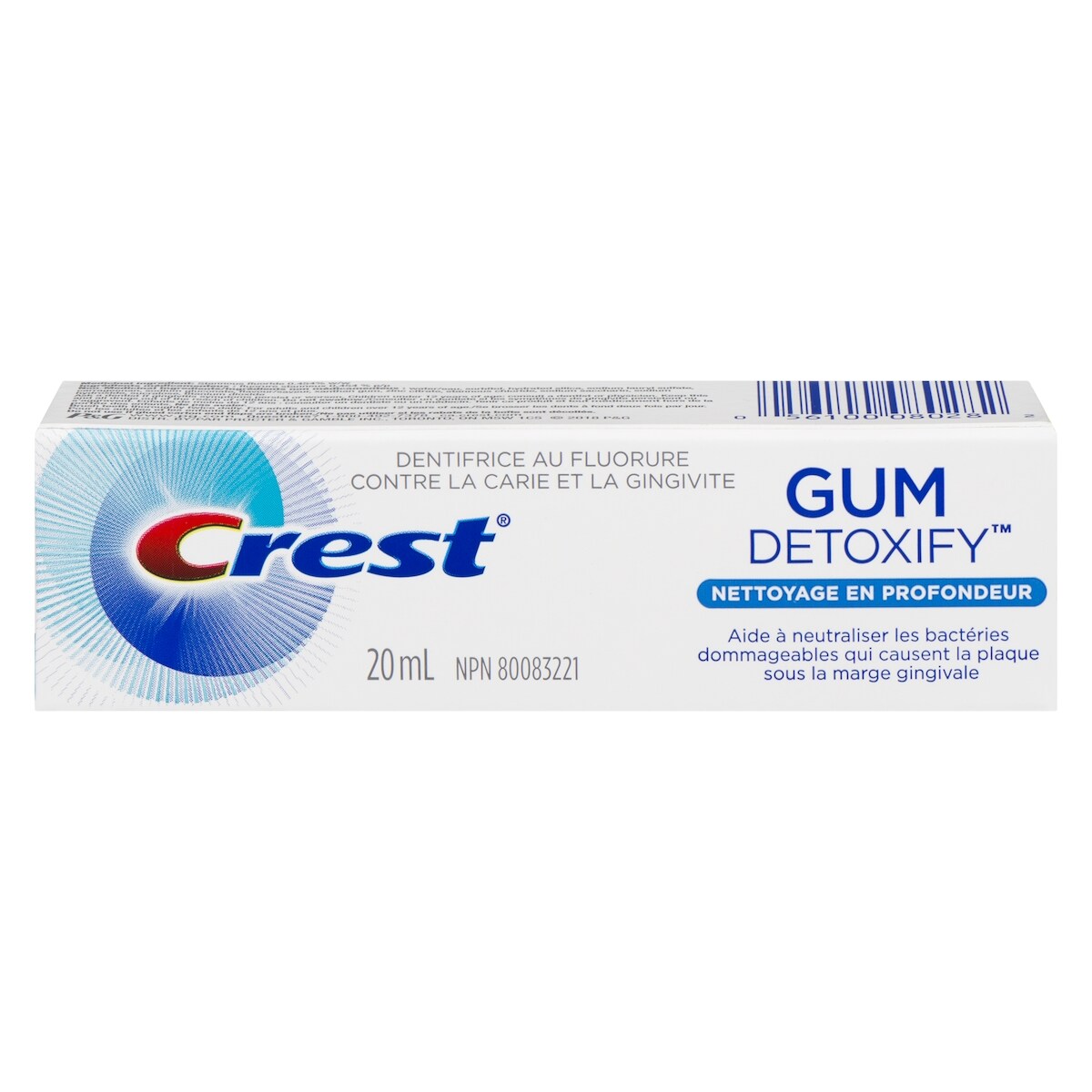 Dentifrice Gum Detoxify, nettoyage en profondeur