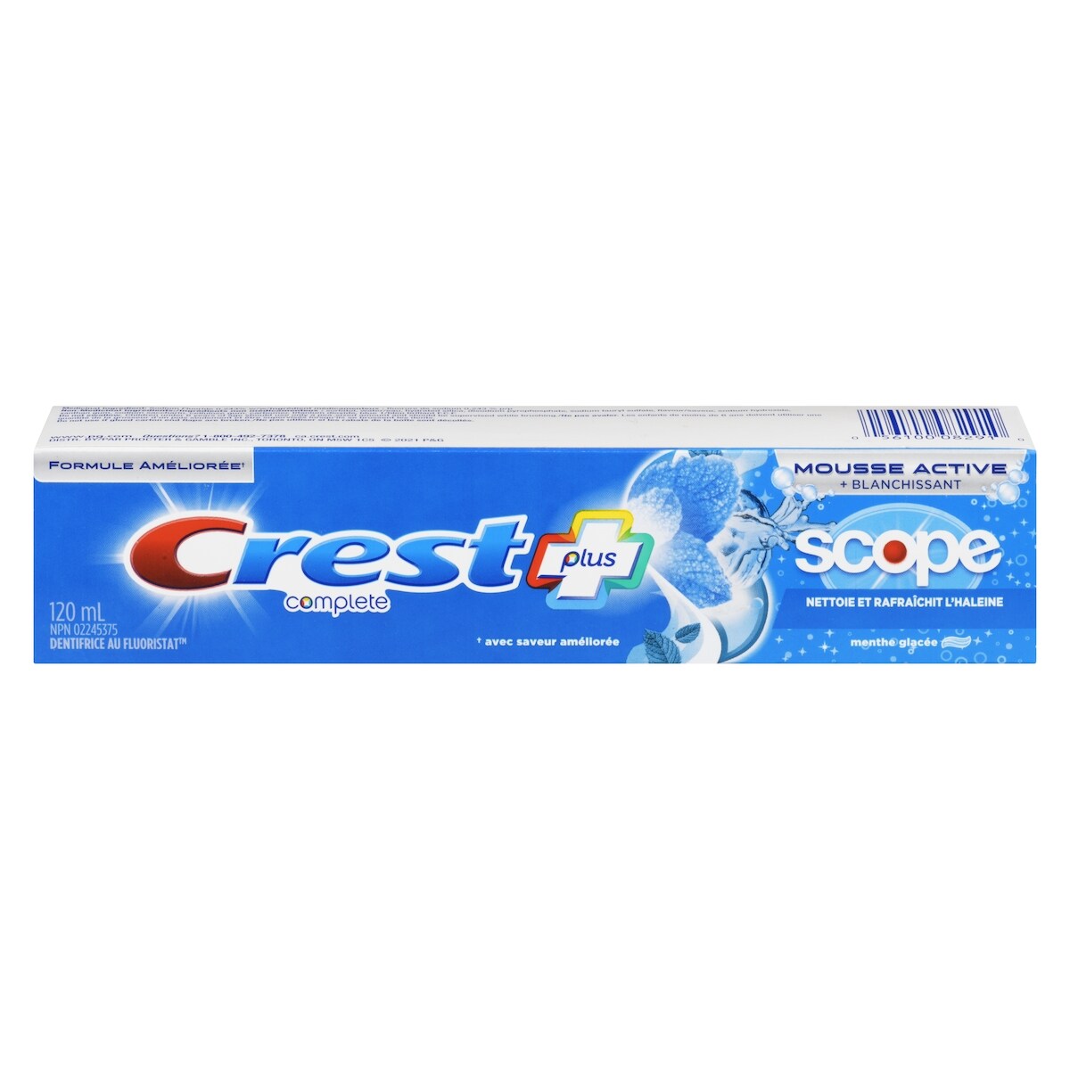 Dentifrice Complete Blanchissant avec Scope, Menthe glacée