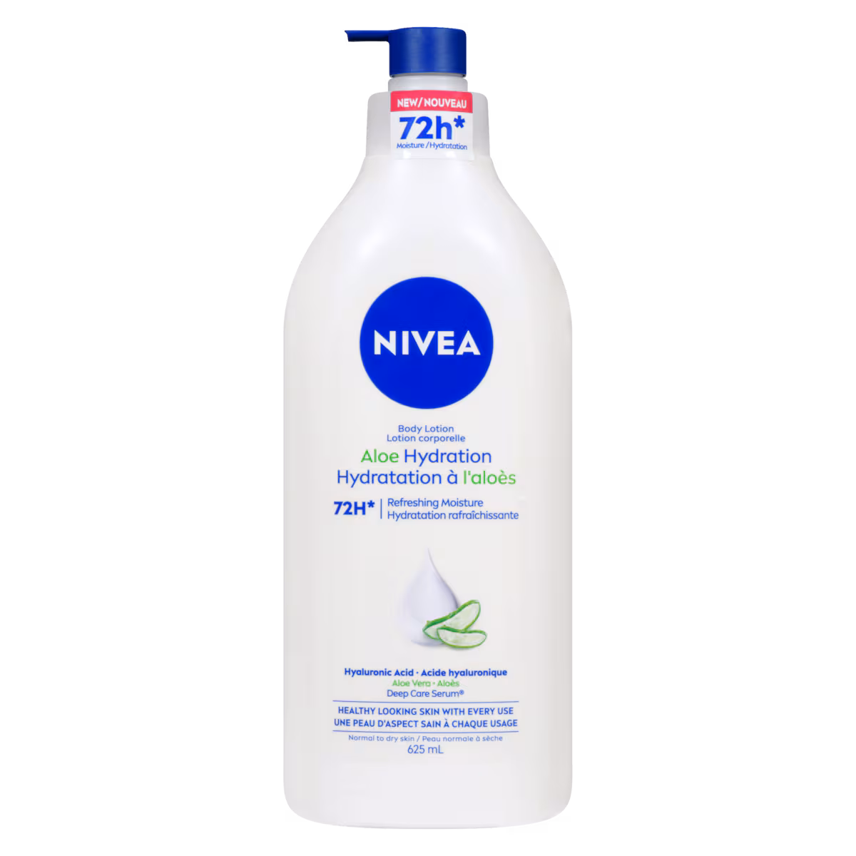 Lotion corporelle hydratation à l'aloès peau normale à sèche