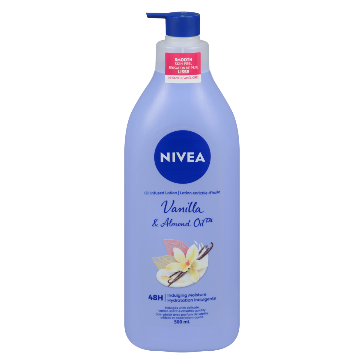 Lotion enrichie d'huile vanilla & almond oil