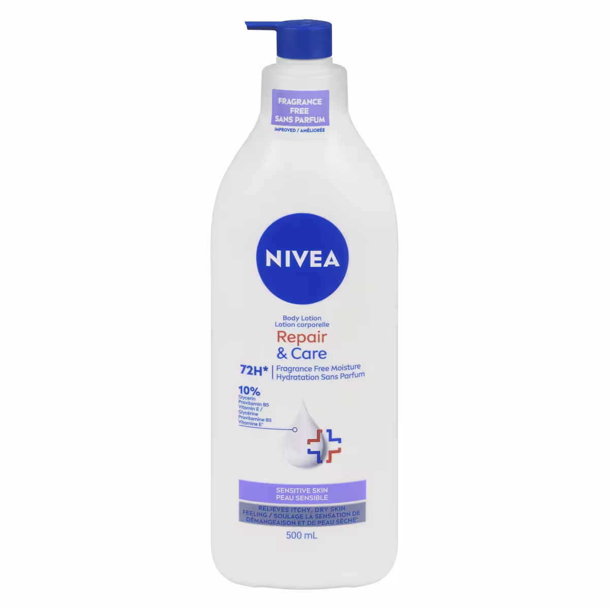 Lotion corporelle sans parfum peau sensible