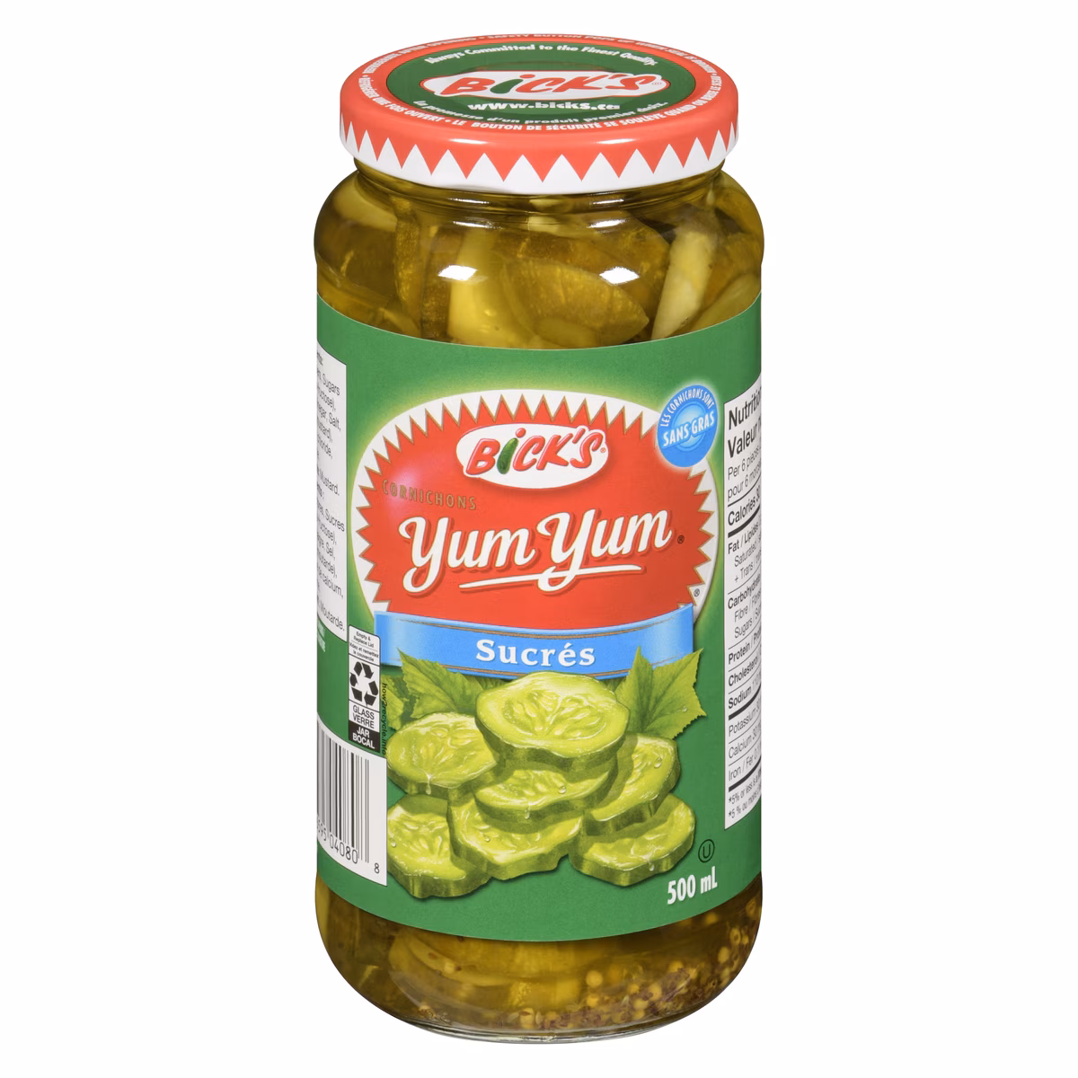 Yum yum cornichons sucrés