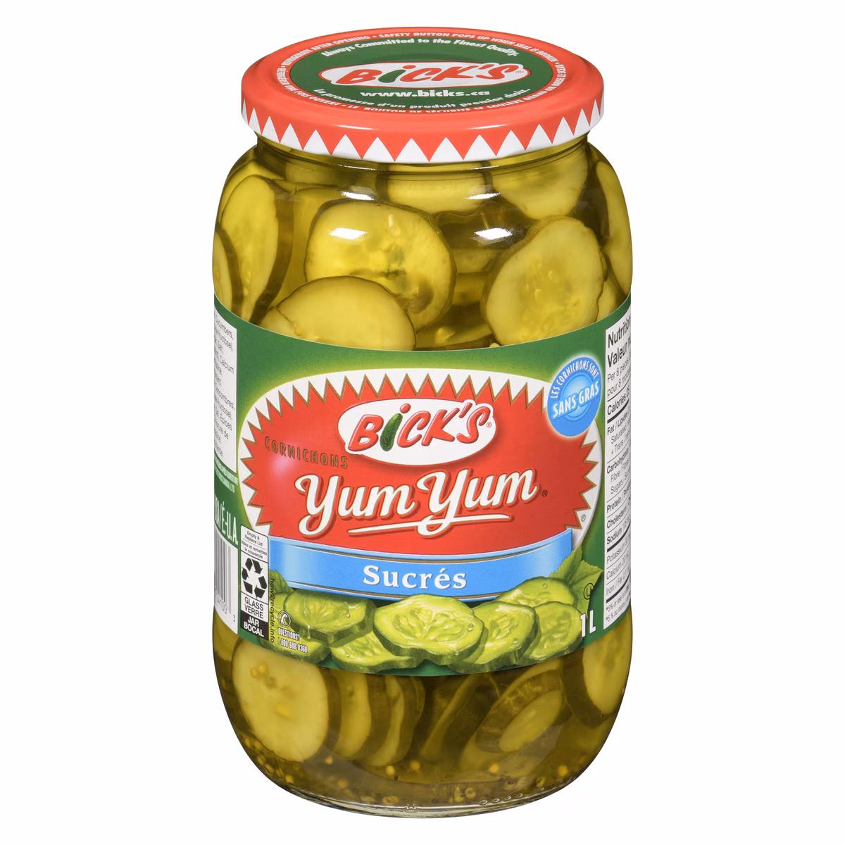Yum yum cornichons sucrés