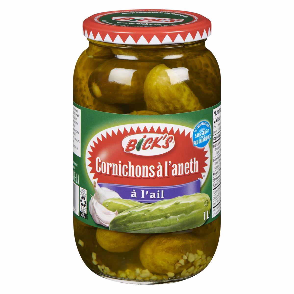 Cornichons à l'aneth à l'ail