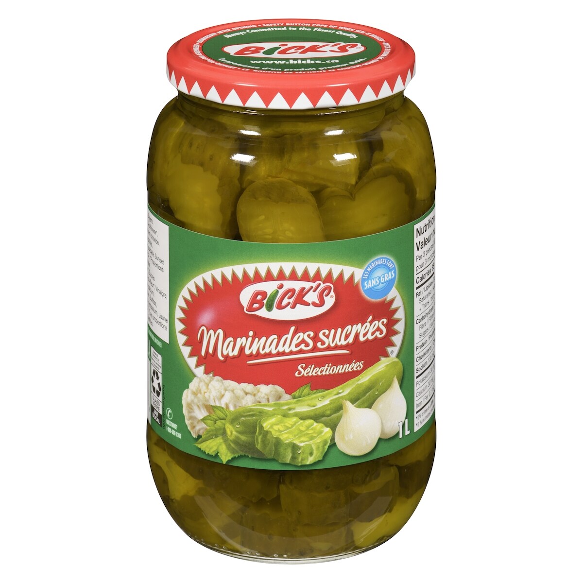 Marinades sucrées sélectionnées