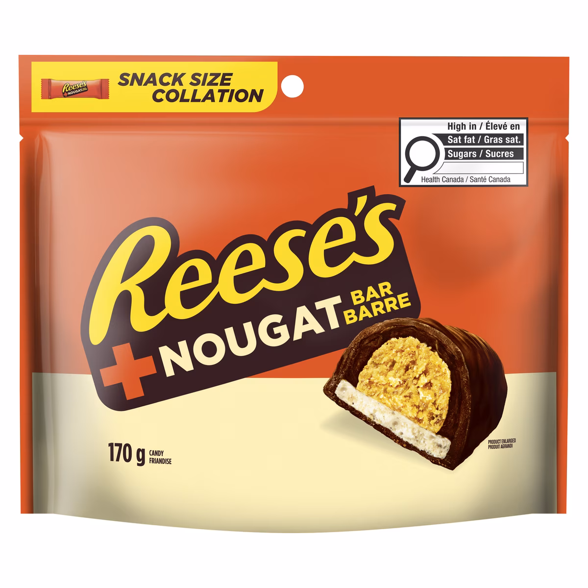 Friandise + nougat barre collation