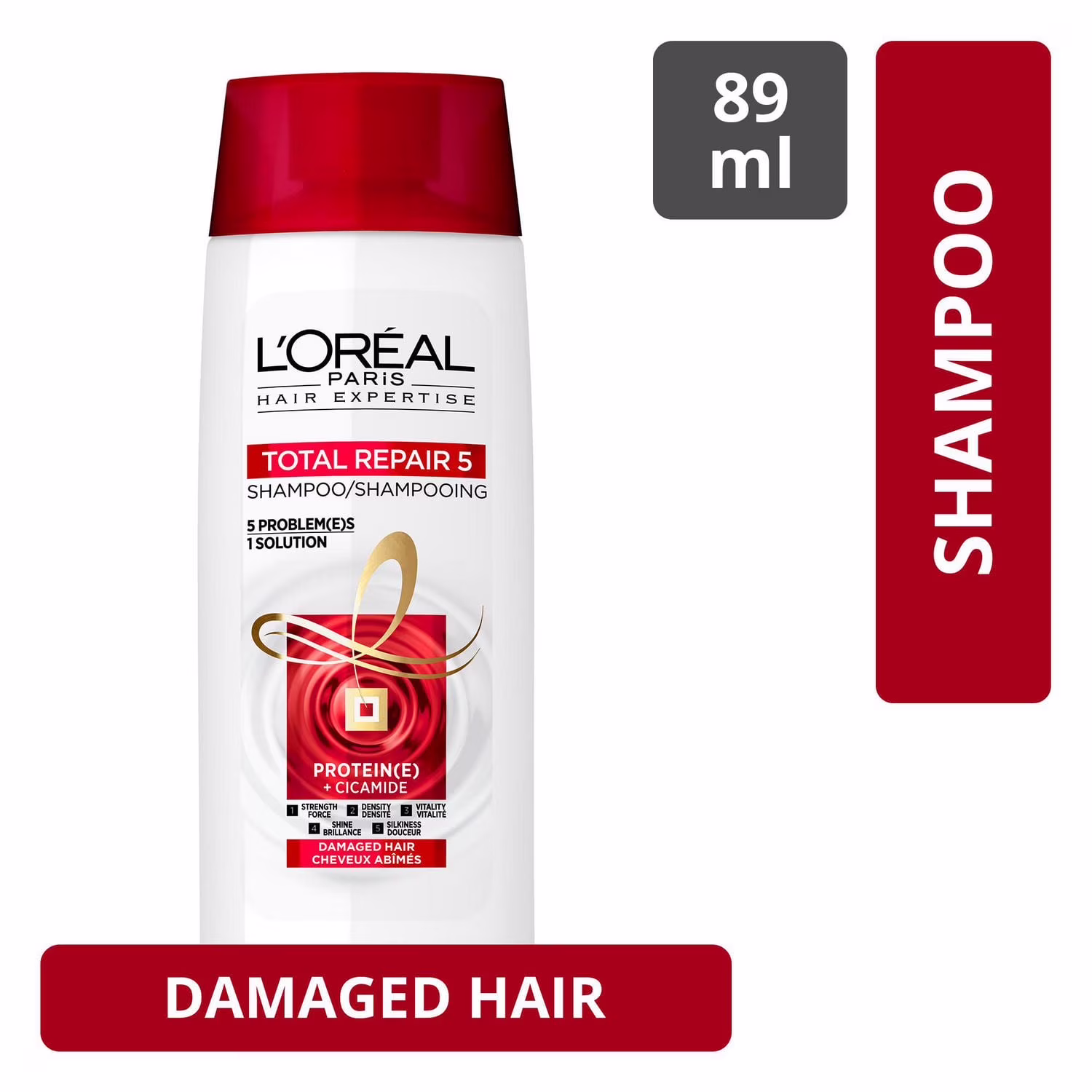 L'oreal paris hair expertise total repair 5 shampooing. cheveux abîmés