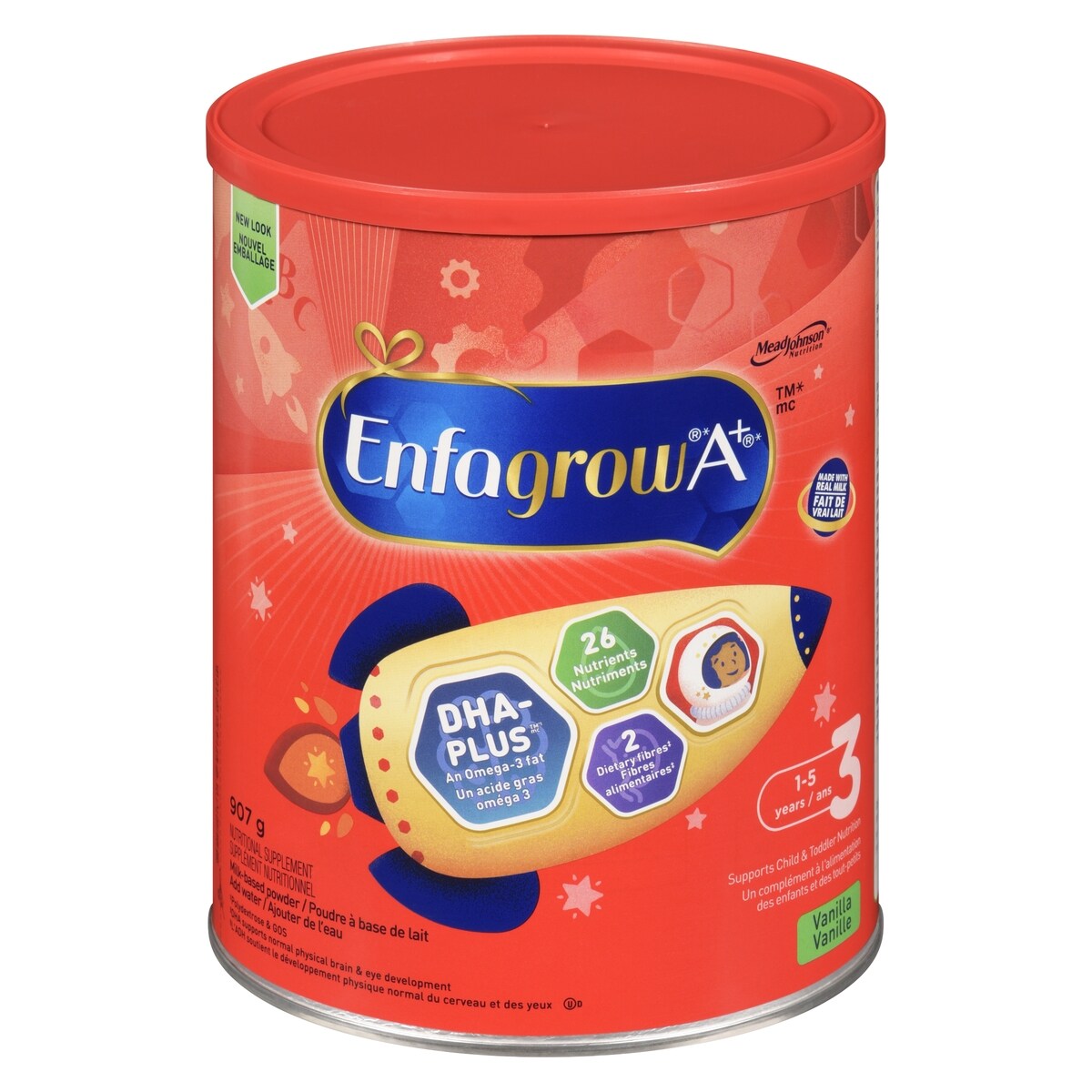 Supplément nutritionnel poudre à base de lait vanille 1-5 ans