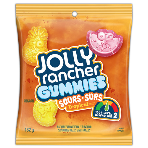Jolly Rancher Gummies Bonbons tropical surs 182 g