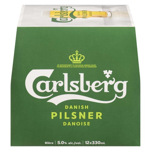 Carlsberg Bière en bouteille - 5% alcool 12 x 330 ml