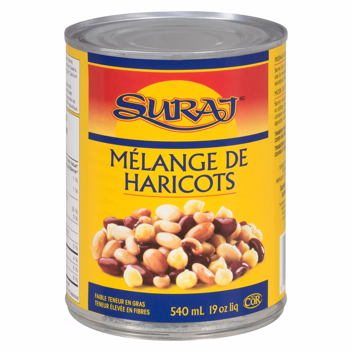 Mélange de haricots
