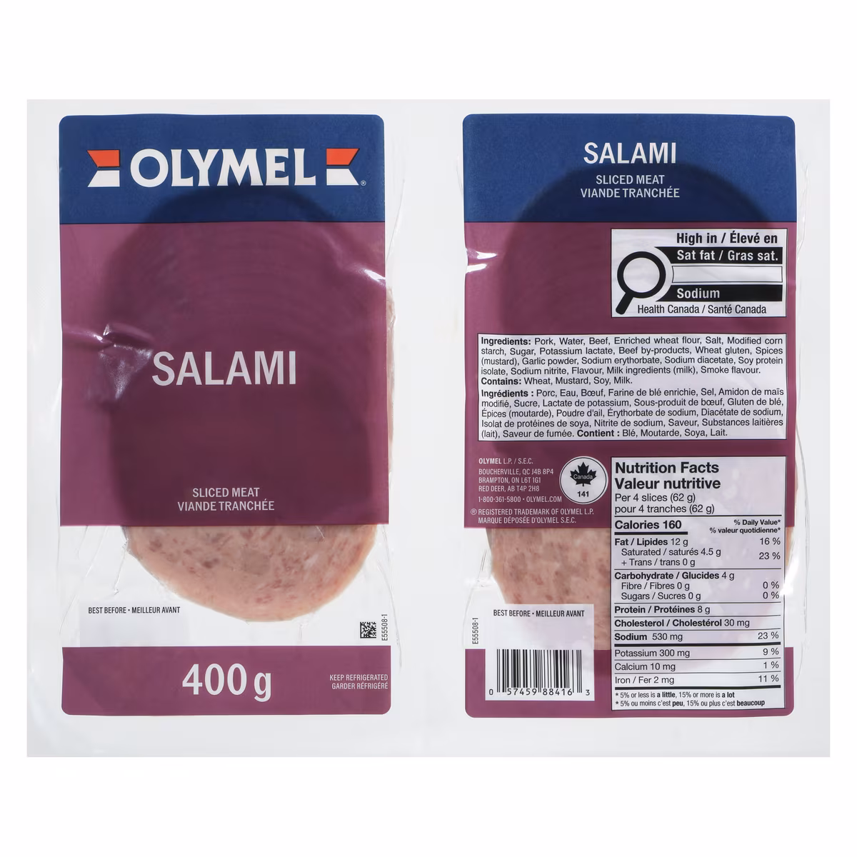 Salami, paquet de 2