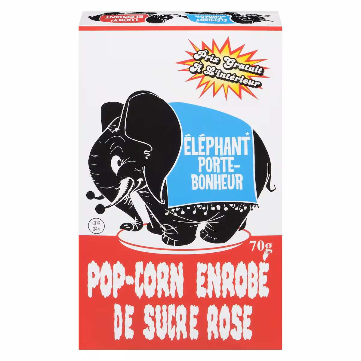 Pop-corn enrobé de sucre rose