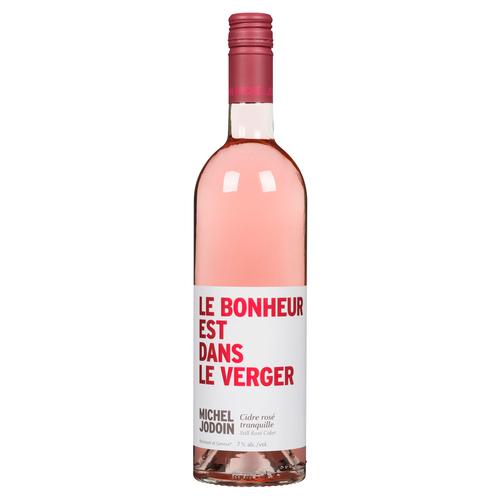 Cidrerie Michel Jodoin Cidre rosé et léger - 7% alcool 750 ml