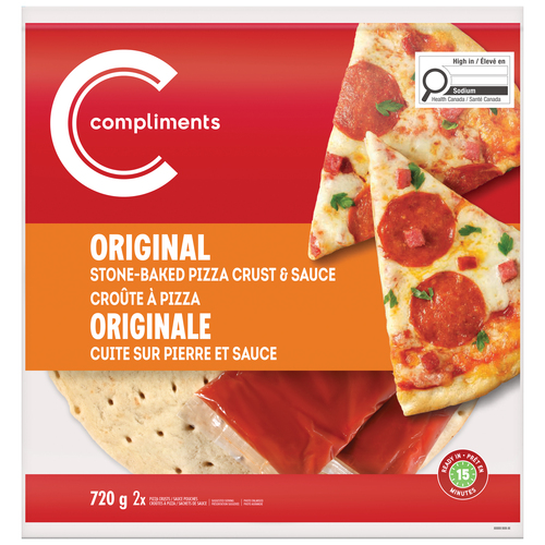 Compliments Ensemble pour pizza cuisson sur pierre original 720 g