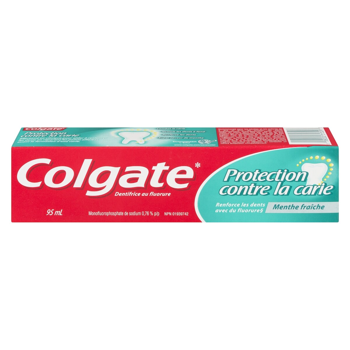 Dentifrice protection contre la carie à la menthe fraîche